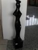 Sculpture de femme en granit noir