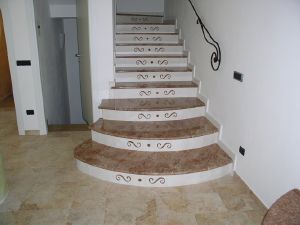 escalier interieur marbre